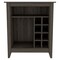 Tuhome Essential Bar Cabinet, One Open Shelf, Six Built-in Wine Rack, One Drawer, Espresso BLC6715 - alternate 7